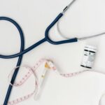 a picture showing stethoscope and a medicine